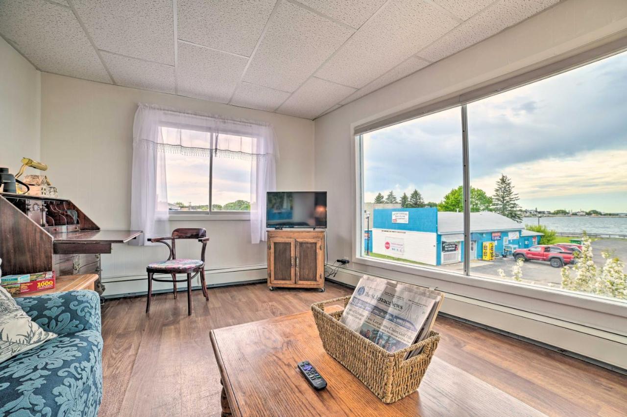 Walkable St Ignace Condo With Lake Huron Views Saint Ignace Exterior foto